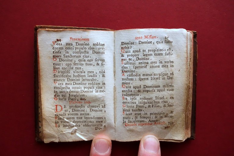 Precationes ante post Missam dicendae ex Missali Romano Orlandelli Venezia … | Immagine Gallery 4