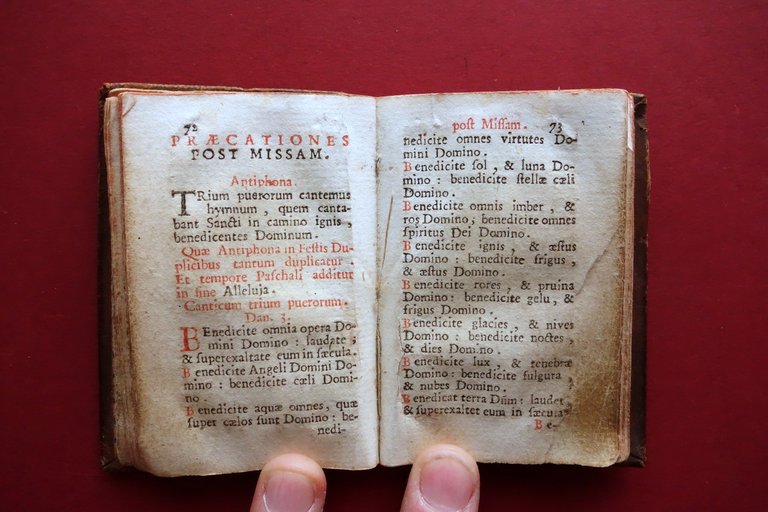 Precationes ante post Missam dicendae ex Missali Romano Orlandelli Venezia … | Immagine Gallery 5