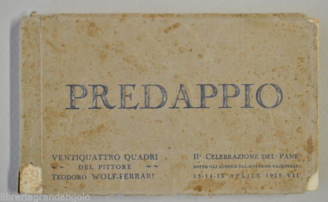 Predappio Romagna 24 Cartoline Illustrate Wolf Ferrari Rabbi Pane 1929