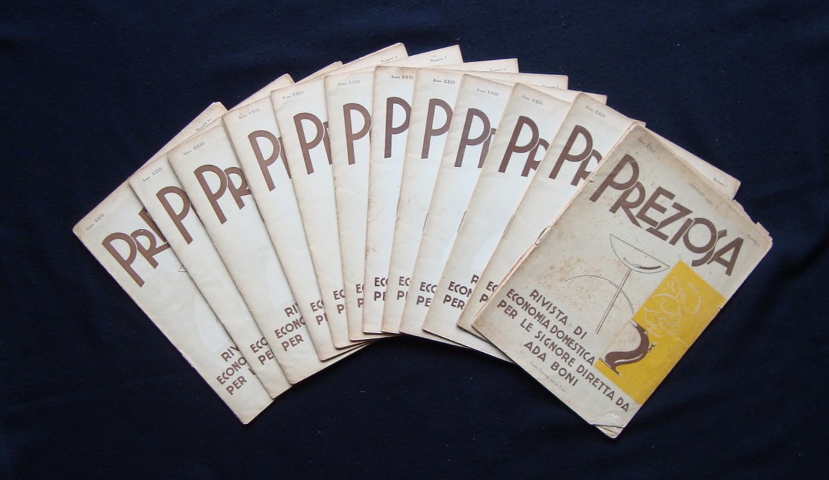 Preziosa Rivista Economia Domestica 12 Numeri Annata Completa 1937 Ada …