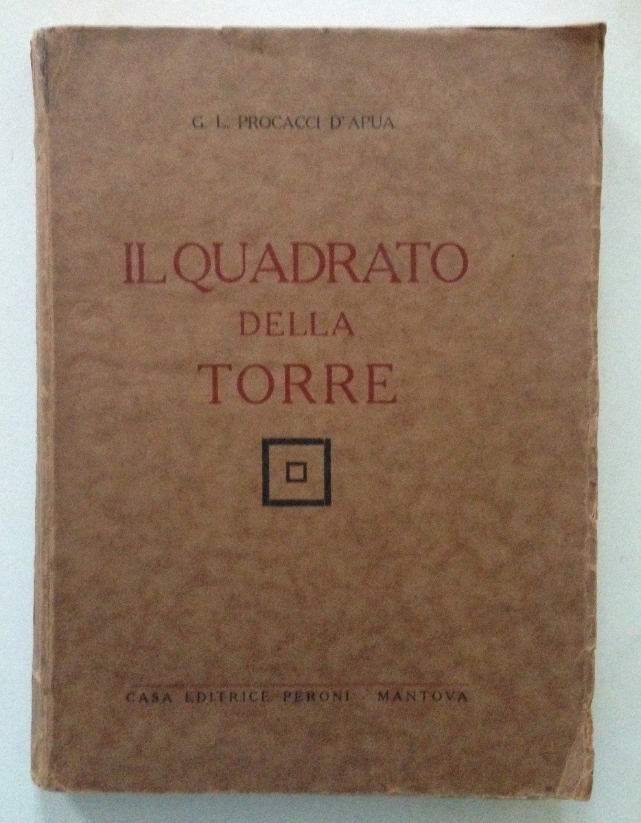 PROCACCI D'APUA IL QUADRATO DELLA TORRE ROMANZO D'AMBIENTE PISANO 1350 …