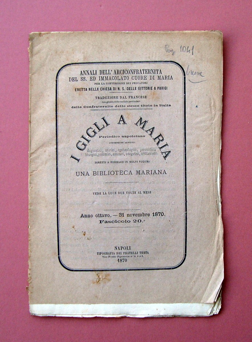 Prodigio Beata Vergine della Croce Crema I Gigli a Maria …