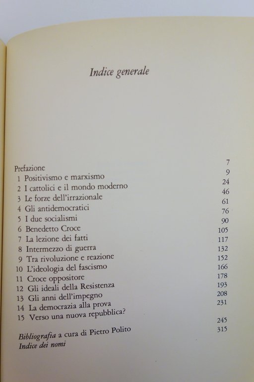 PROFILO IDEOLOGICO DEL '900 NOVECENTO ITALIA NORBERTO BOBBIO GARZANTI 1990 | Immagine Gallery 3