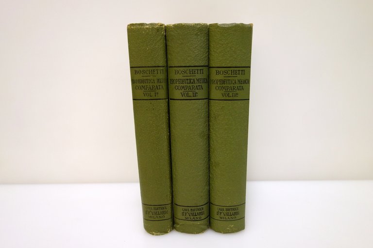 Propedeutica Medica Comparata degli Animali e Uomo Vallardi 3 Volumi … | Immagine Gallery 2