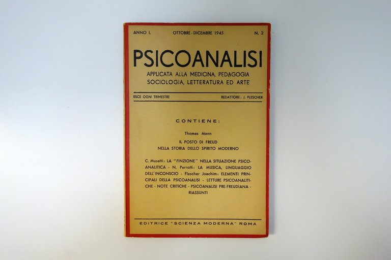 PSICOANALISI APPLICATA ALLA MEDICINA SOCIOLOGIA LETTERATURA FLESCHER 1945