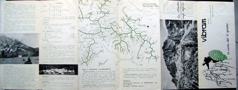 Pubblicit‡ DOLOMITI POPERA CRODA DEI TONI SELVAPIANA CAI sez MILANO …