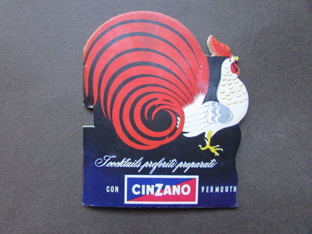 Pubblicit‡ Libretto Cinzano Vermouth Cocktails Ricettario Alcolici