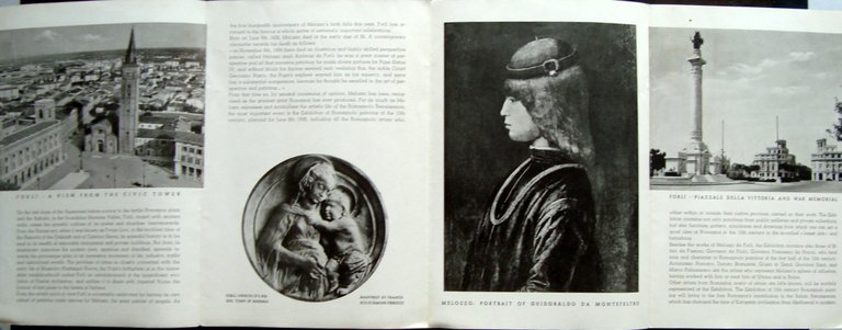 Pubblicit‡ turistica ForlÏ 5∞Centenario.Melozzo Exhibition Romagna 1938 | Immagine Gallery 2