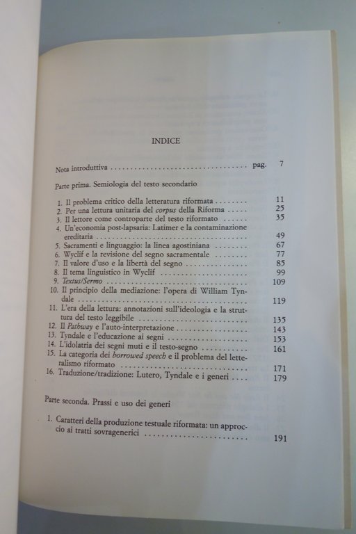 PUSTIANAZ PER UNA LETTERATURA GIUSTIFICATA SCRITTURA PRIMA RIFORMA INGHILTERRA