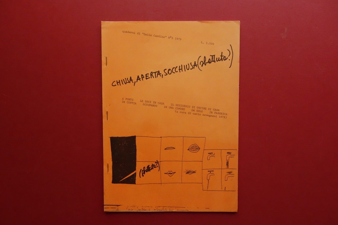 Quaderni di Dalle Cantine 5 1979 Punti Rossi Milano 1979 …