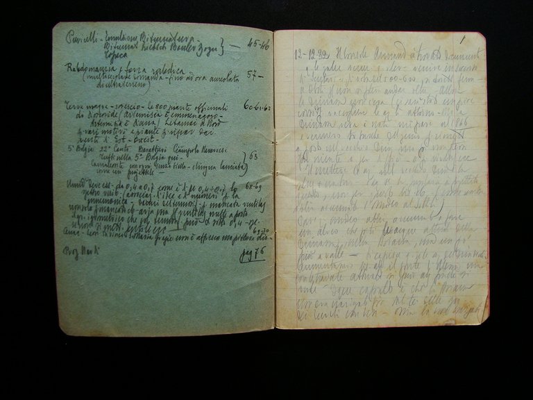 Quaderno scolastico scritto Conte Luigi Cadorna 1932 fascismo | Immagine Gallery 2