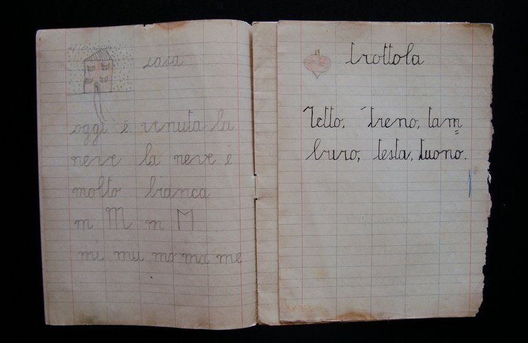 Quaderno scolastico scrittto 1941 Harar laboratorio Addid Abeba | Immagine Gallery 2