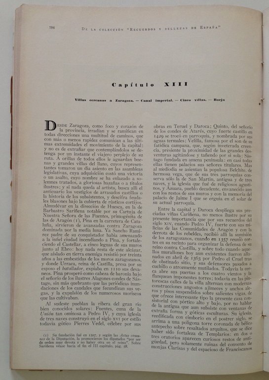QUADRADO RECUERDOS Y BELLEZAS DE ESPANA ARAGON ZARAGOZA SINDACATO 1937 | Immagine Gallery 3
