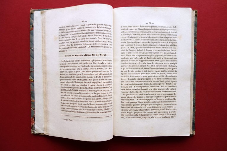 Quaranta Secoli Racconti su le Due Sicilie Pelasgo Matn-Eer Bidera …