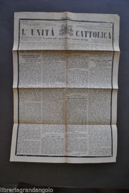 Quotidiano Chiesa Unit‡ Cattolica Scuola Collegio Armeno Spagna Statuti 1883 | Immagine principale