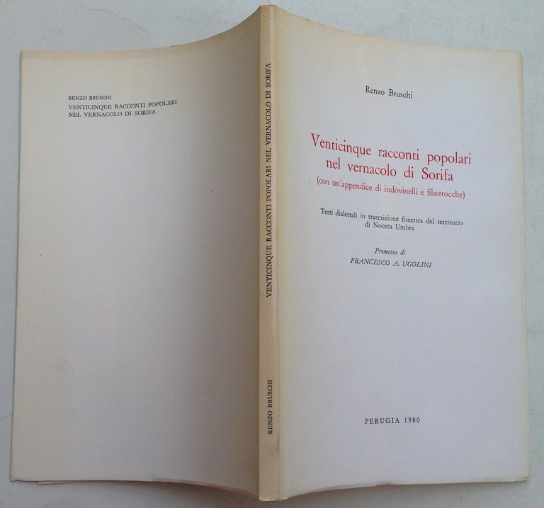 R. Bruschi Venticinque Racconti Popolari nel Vernacolo di Sorifa Dialetti …