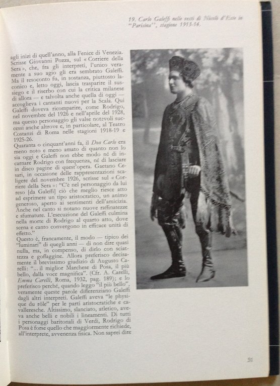 R. Celletti Carlo Galeffi e la Scala Teatro alla Scala …