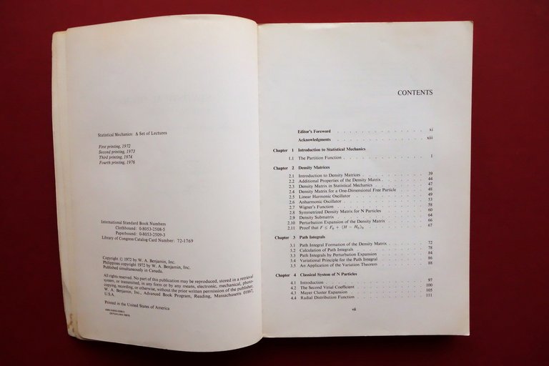 R. P. Feynman Statistical Mechanics a Set of Lectures Benjamin …