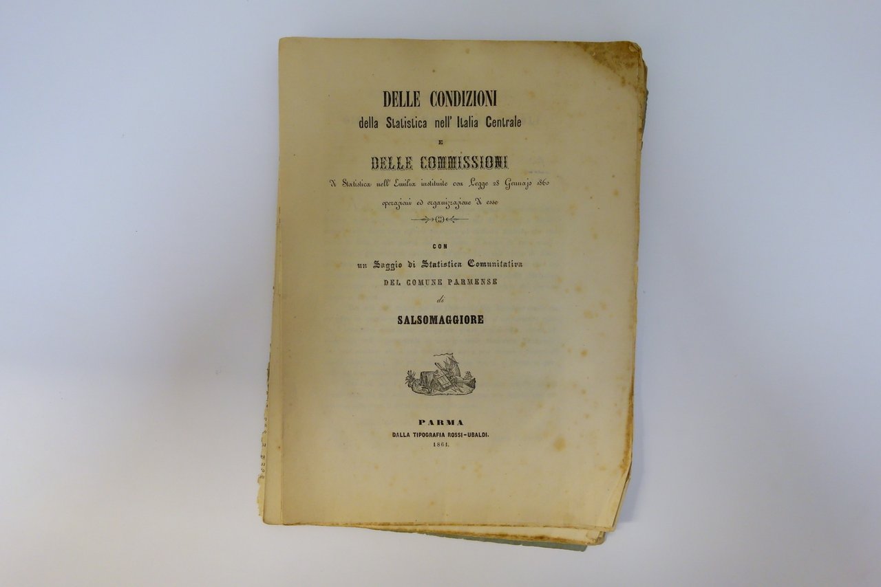 Rabbeno Condizioni della Statistica Italia Centrale Salsomaggiore Parma 1861