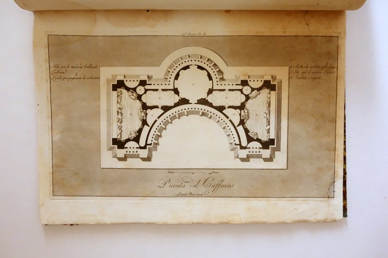 Raccolta di 10 Progetti Architettonici della Accademia detta della Pace …