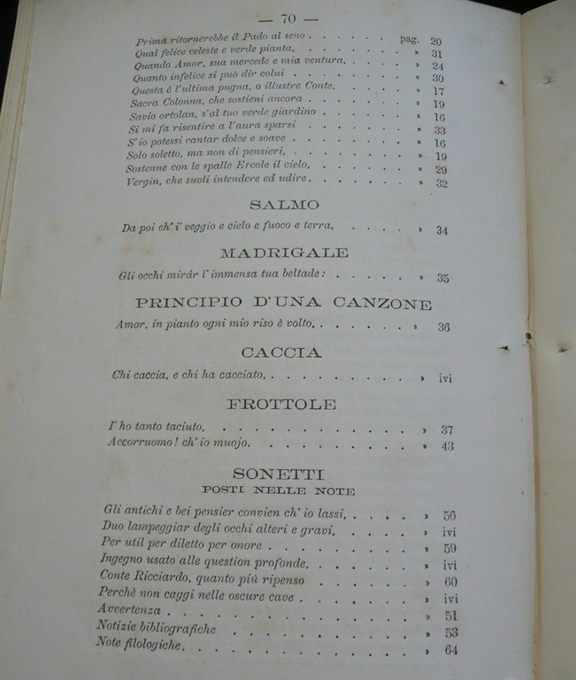 Raccolta di Rime Attribuite a Francesco Petrarca Inedite Prosperini Padova …