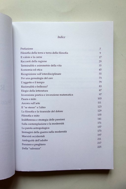 Racconti della Ragione Saggi sul Pensiero e la Vita Fulvio …