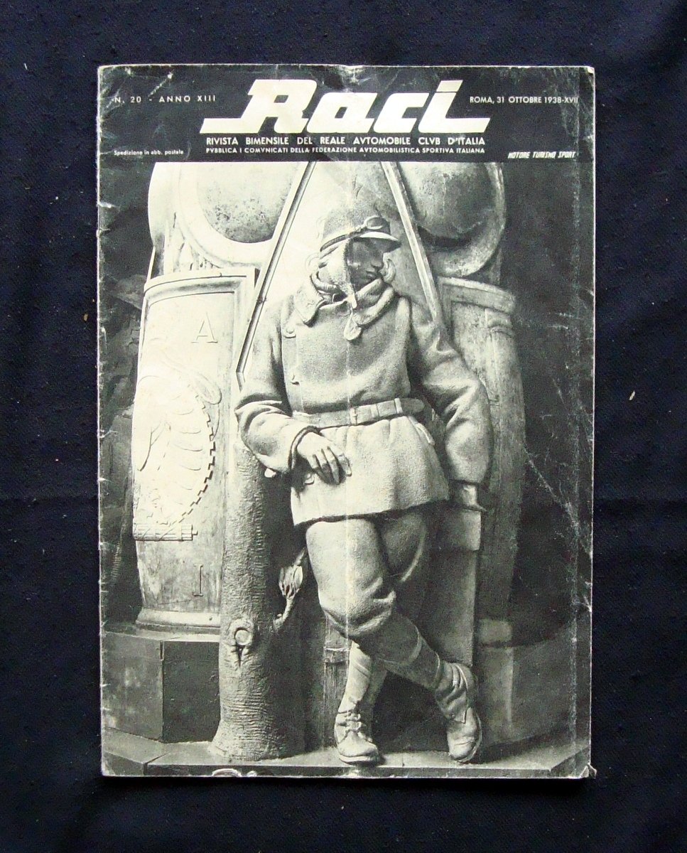 Raci rivista ACI Anni XIII n 20 31 ottobre 1938 …
