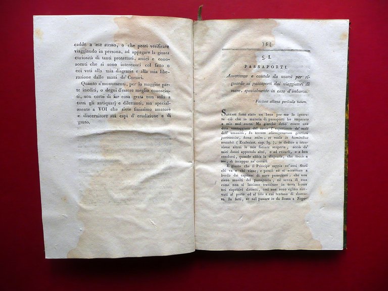 Ragguaglio del Viaggio Compendioso di un Dilettante Antiquario Parte I …