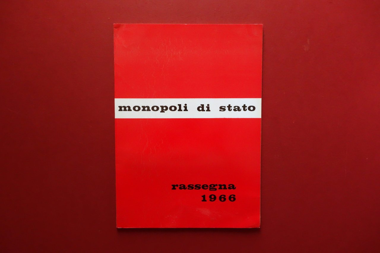 Rassegna Annuale Monopoli di Stato Notiziario Tabacco Sigarette Rassegna 1966