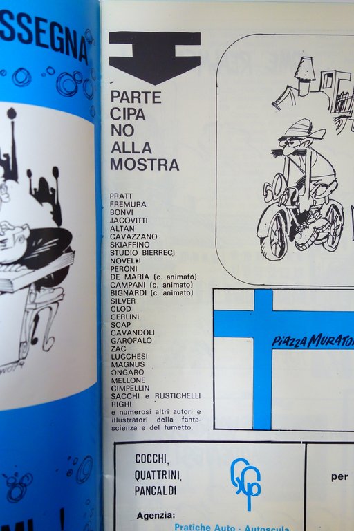 Rassegna Grafica Nazionale del Fumetto Modena1 1979 Paul Campani Bonvi