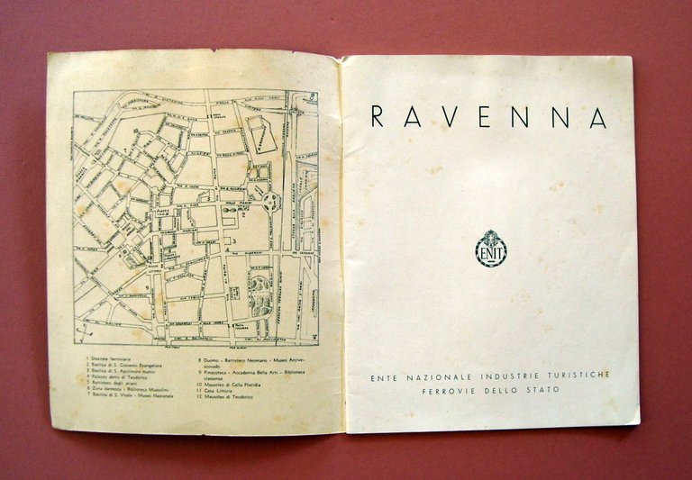 Ravenna libretto turistico Enit 1939 molto illustrato