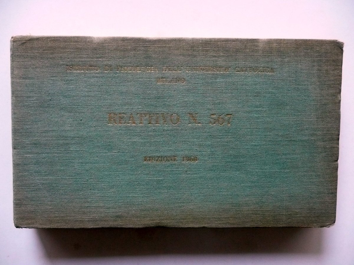 Reattivo Numero 567 Ed. 1960 Istituto di Psicologia Universit‡ Cattolica …