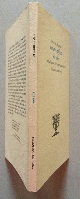 Rebellato Mazza Cesare Ruffato El Sabo Dialetto Biblioteca Cominiana Padova