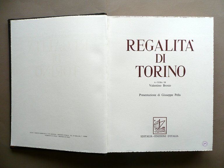 Regalit‡ di Torino a cura di Valentino Brosio Giuseppe Pella … | Immagine Gallery 4