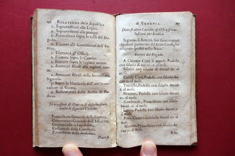 Relatione della Citt‡ e Repubblica di Venetia Pietro del Martello … | Immagine Gallery 11