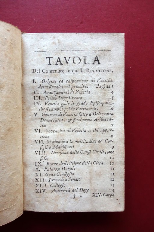 Relatione della Citt‡ e Repubblica di Venetia Pietro del Martello … | Immagine Gallery 5