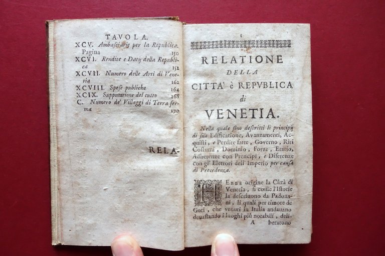 Relatione della Citt‡ e Repubblica di Venetia Pietro del Martello … | Immagine Gallery 8