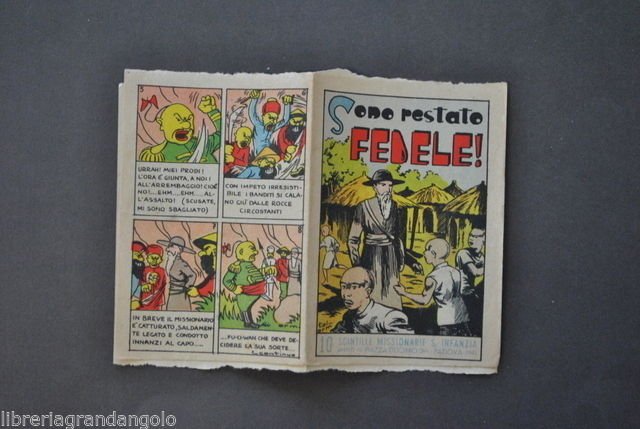 Religione Missioni Evangelizzazione Sono Restato Fedele Conversione Fumetti 1943 | Immagine principale