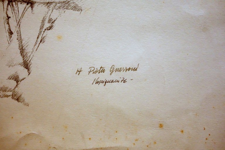 Renzo Vespignani Litografia Originale Firmata con Dedica 1976 | Immagine Gallery 2