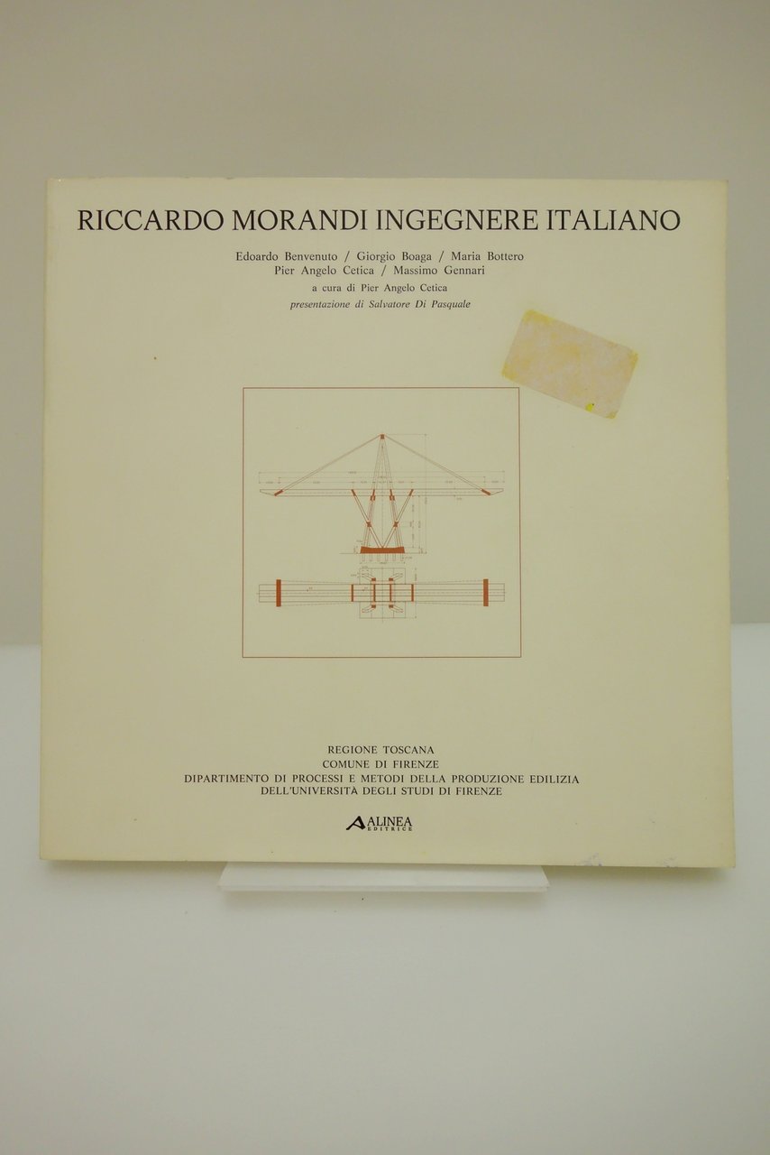 RICCARDO MORANDI INGEGNERE ITALIANO ALINEA EDITRICE 1985 INGEGNERIA ARCHITETTURA
