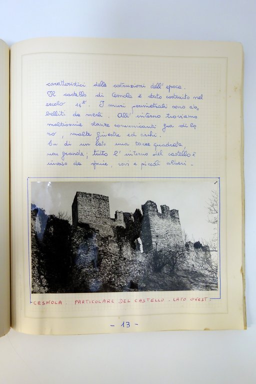 Ricerca Castelli Medievali dei dintorni di Borgofranco Montello Quassolo 1970