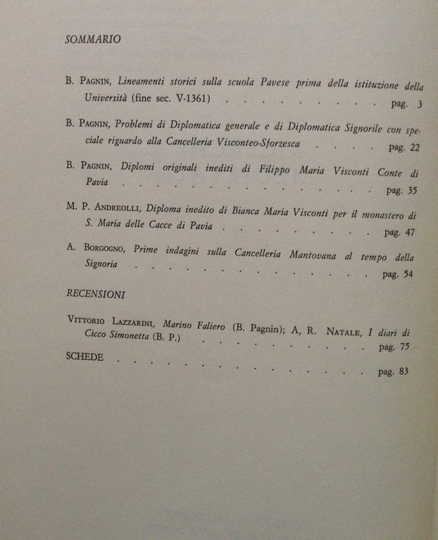 Ricerche Medievali Istituto di Paleografia Universit‡ di Pavia 1966 Visconti | Immagine Gallery 4