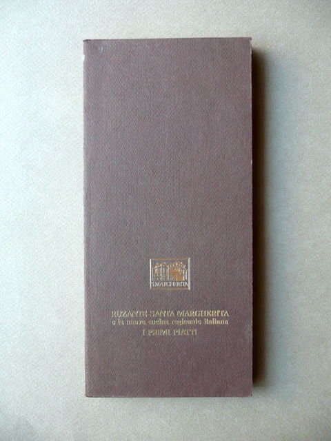 Ricette Cucina Concorso Ruzante Santa Margherita Primi Piatti 1984 Ricettario