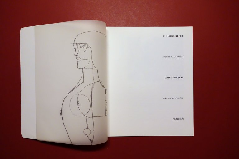 Richard Lindner Abeiten Auf Papier Galerie Thomas Maximilianstrasse Munchen 1990 | Immagine Gallery 2