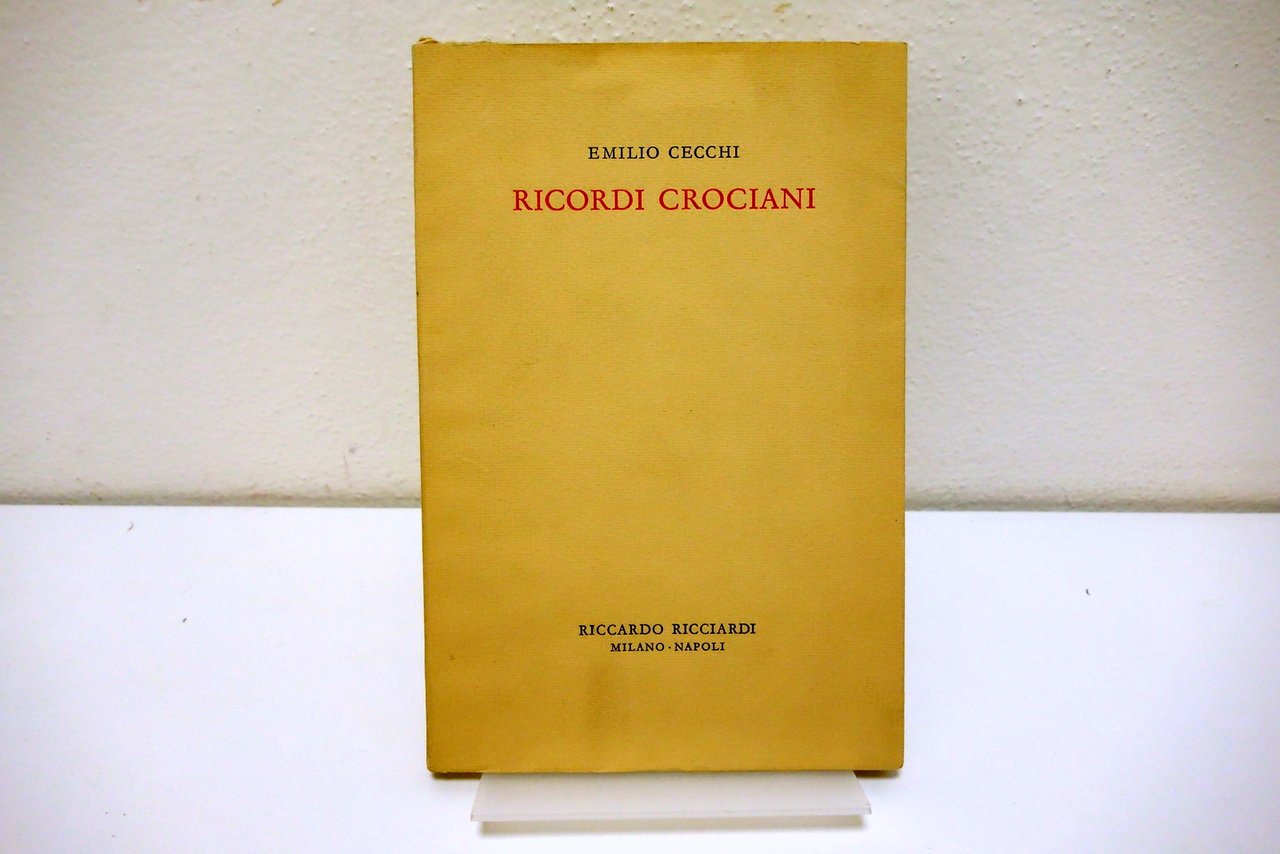 RICORDI CROCIANI CECCHI RICCIARDI 1965