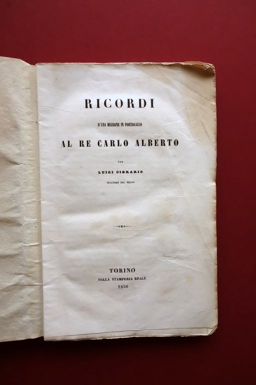 Ricordi di Una Missione in Portogallo al Re Carlo Alberto … | Immagine Gallery 1