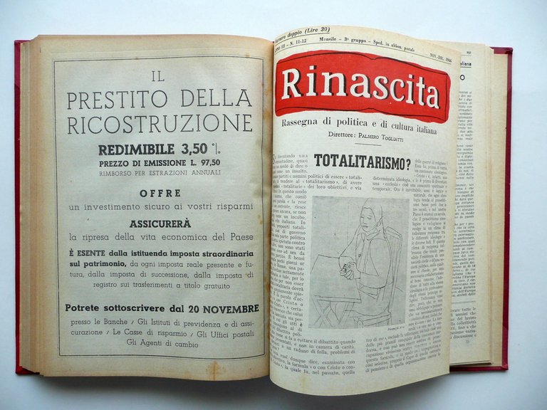 Rinascita Rassegna di Politica Cultura Italiana Anno III 1946 12 …