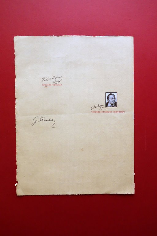 Risorgimento 16 Autografi Fac Simile Garibaldi Mazzini Cavour Saffi Anni … | Immagine Gallery 2
