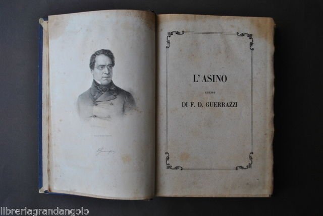Risorgimento Patriottismo Satira Guerrazzi Asino Prima edizione 1857 | Immagine principale