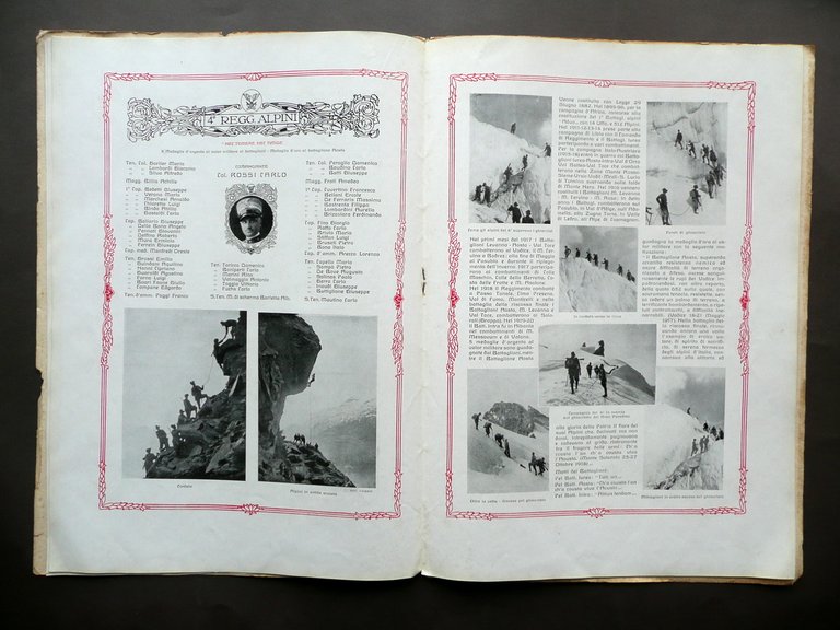 Rivista 2∞ Divisione Militare Novara 1932 Storia Artiglieria Alpini Genio … | Immagine Gallery 4